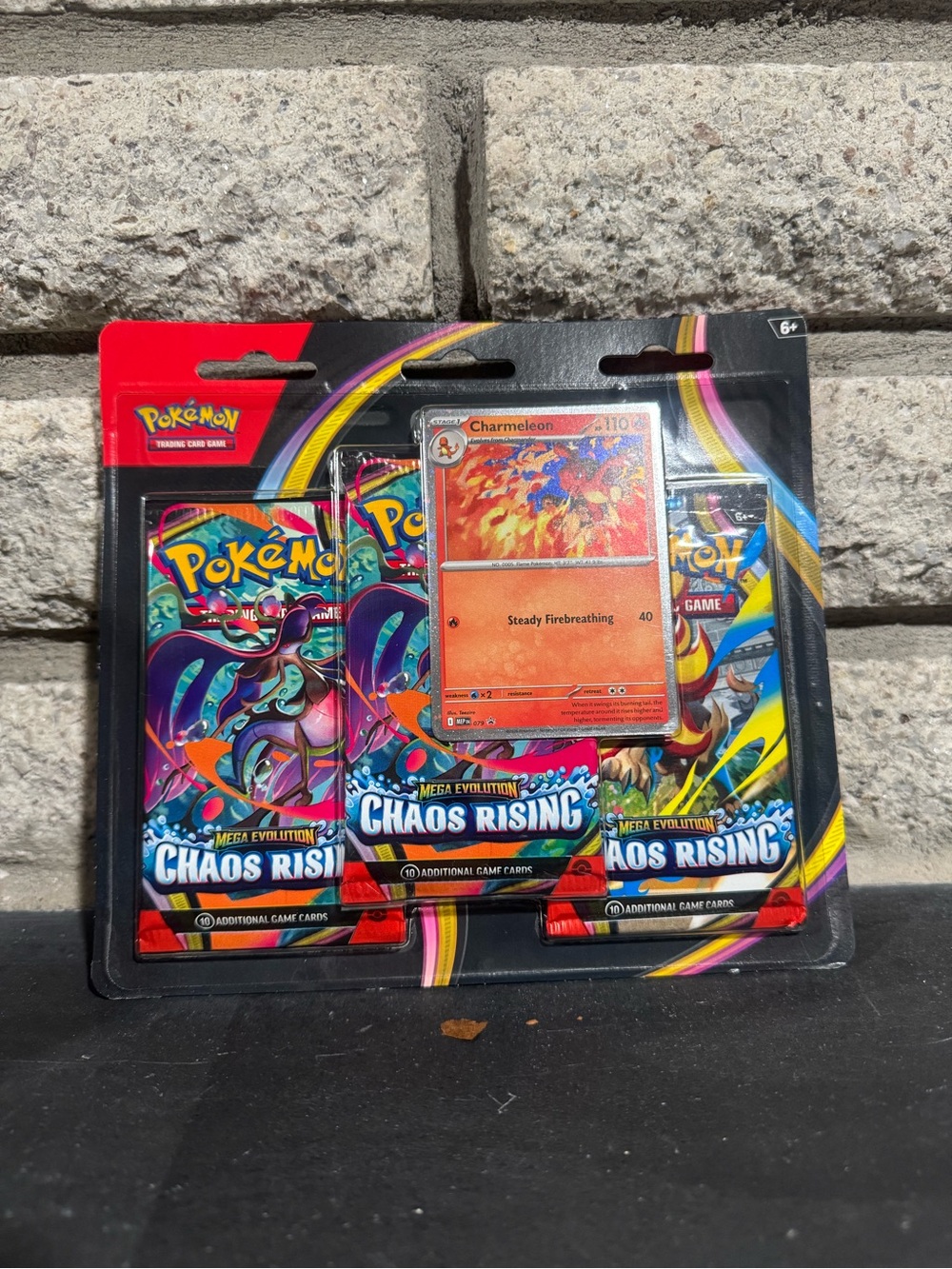 Pokemon Chaos Rising Booster Pack Set - Red, Blue, Yellow, Black